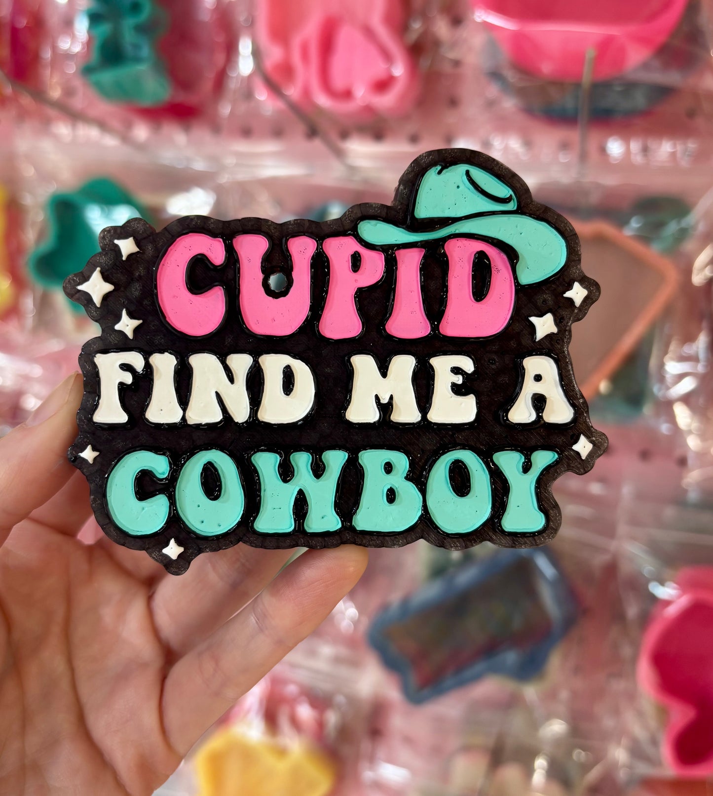 Cupid Find Me A Cowboy Freshie