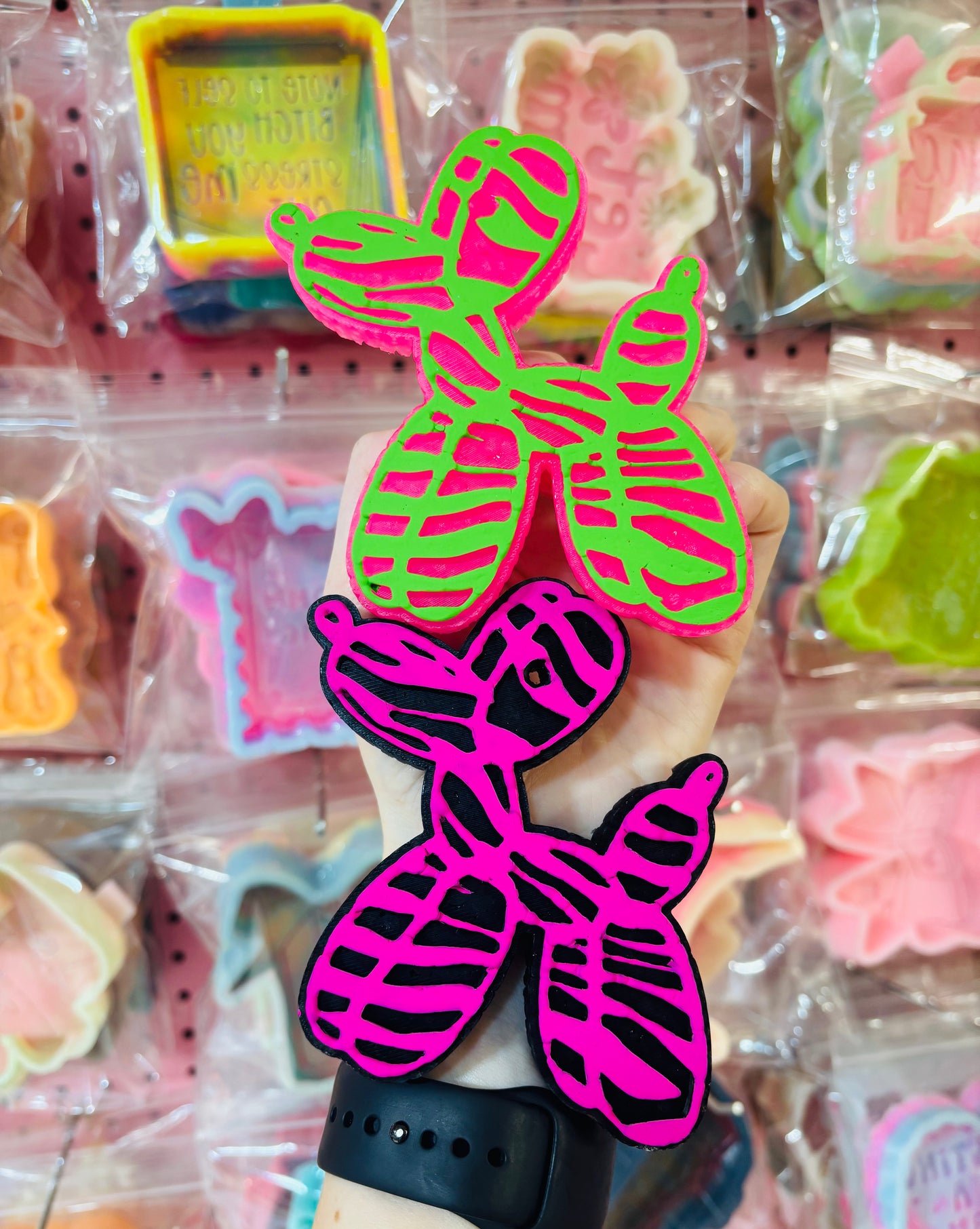Zebra Balloon Dog Freshie