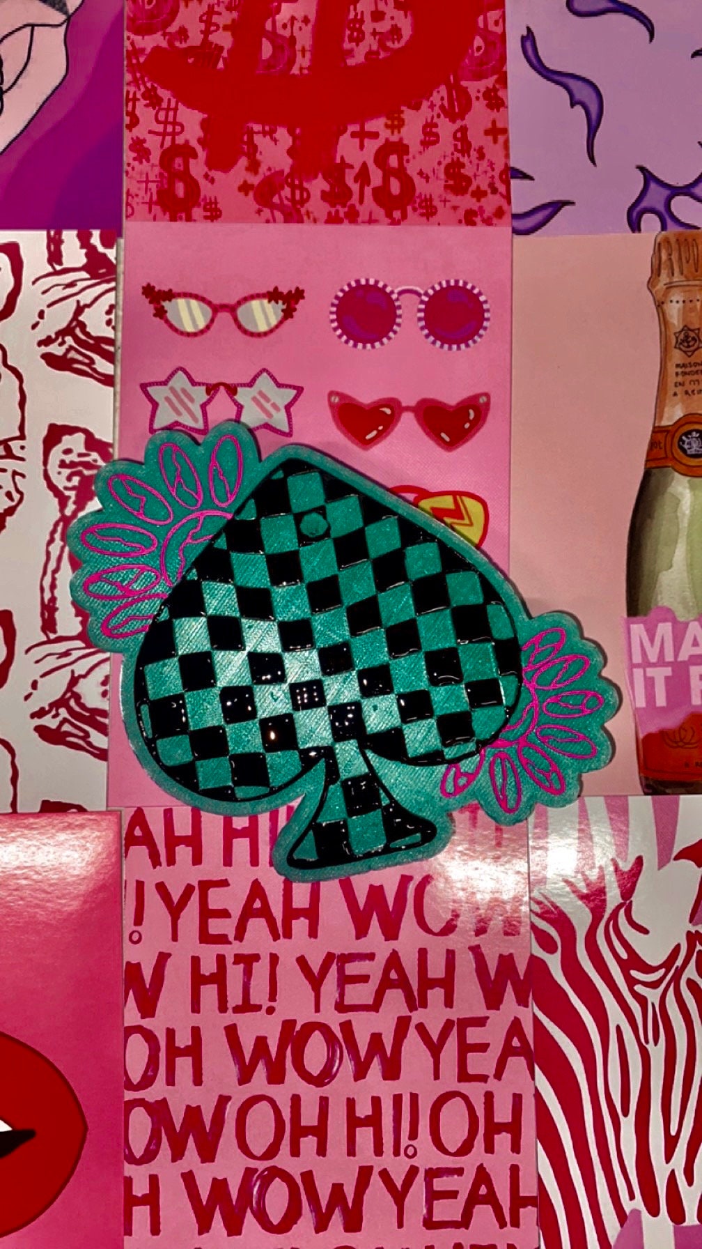 Checkered Spade Freshie