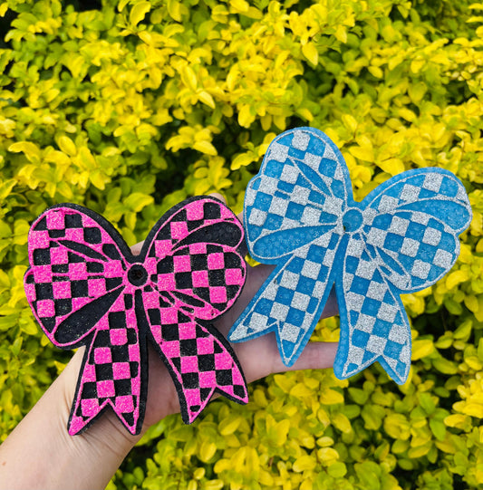 Checkered Bow Freshie