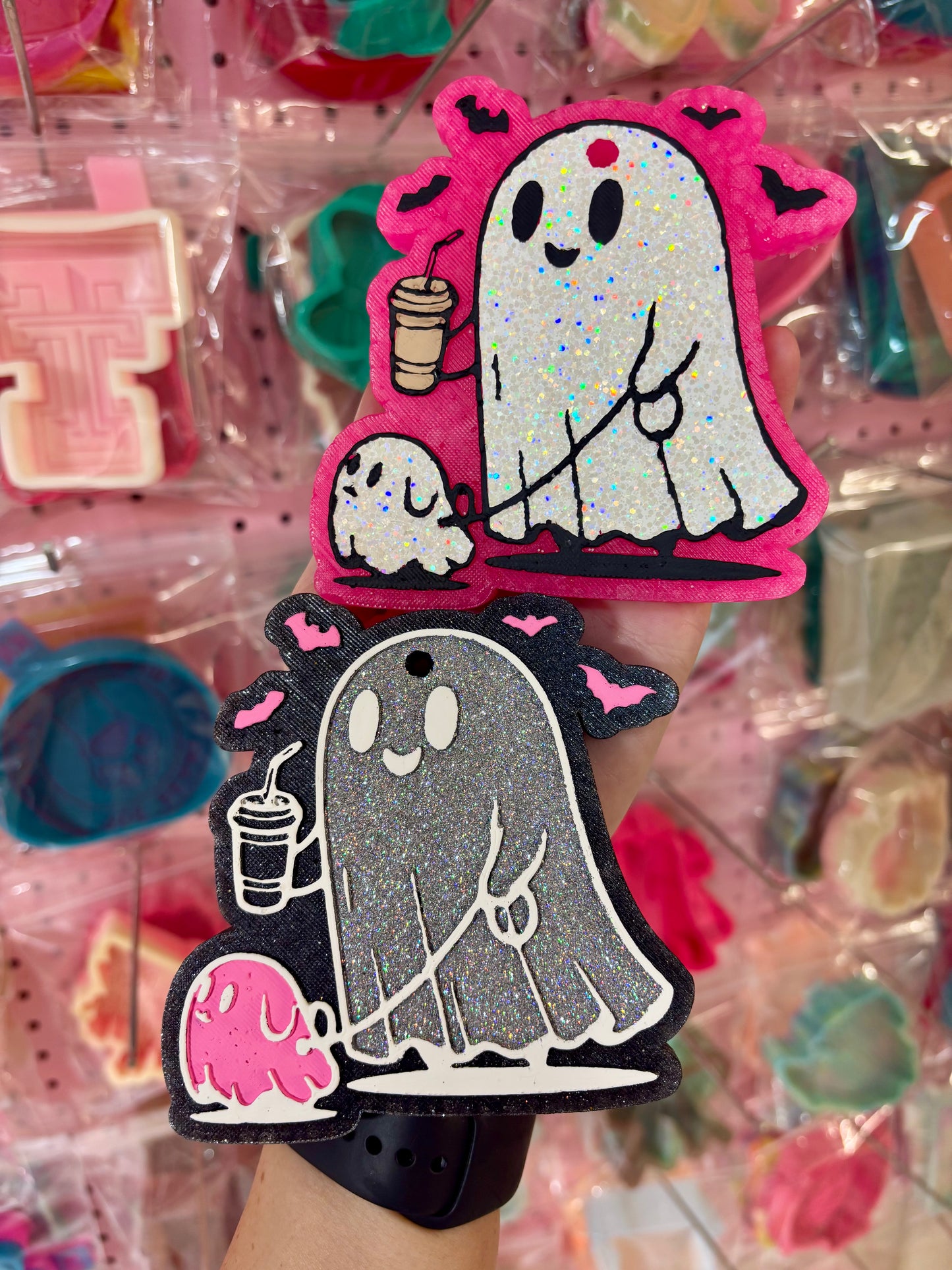 Ghost W/ Ghost Dog Freshie