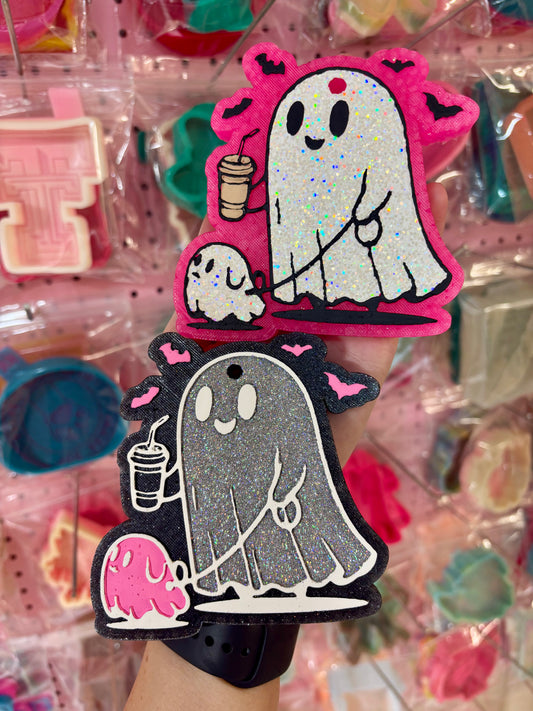 Ghost W/ Ghost Dog Freshie