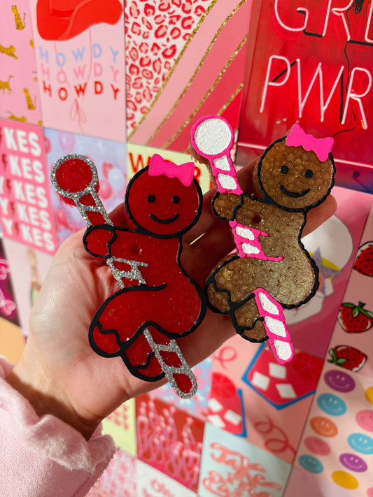 Naughty Gingerbread Freshie