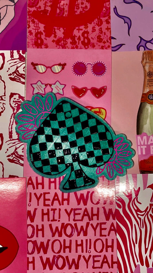 Checkered Spade Freshie