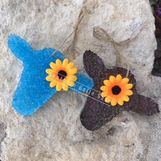 Cow Head with Sunflower