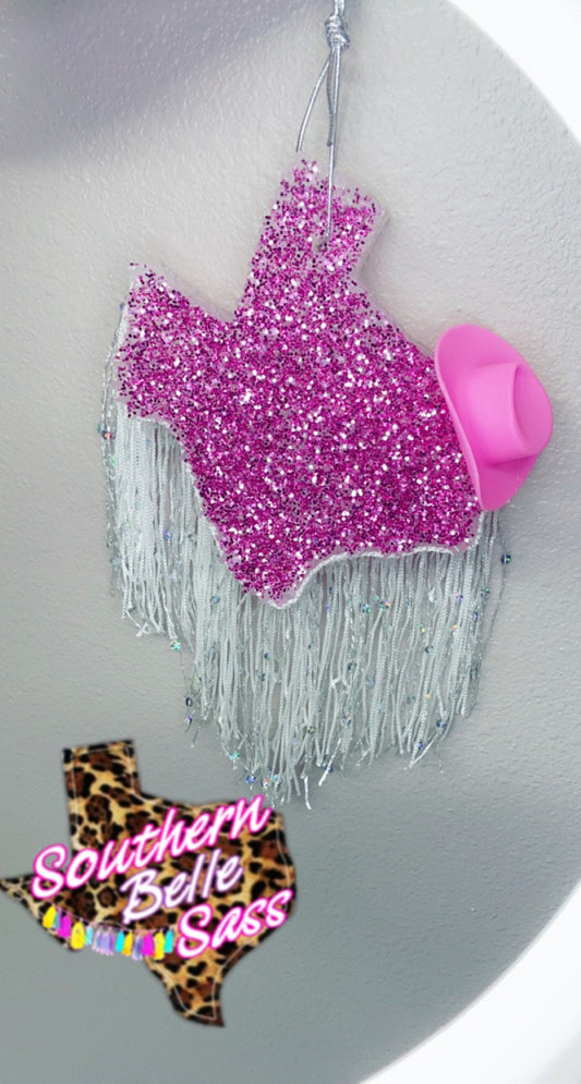Texas with Cowgirl Hat and Fringe